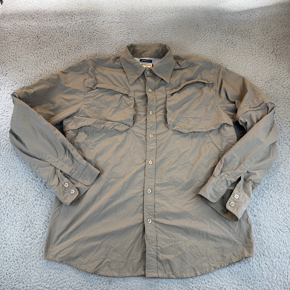 Oakley Forged Goods Vented Fishing Hiking Shirt Convertible Mens Xxl Gorpcore
